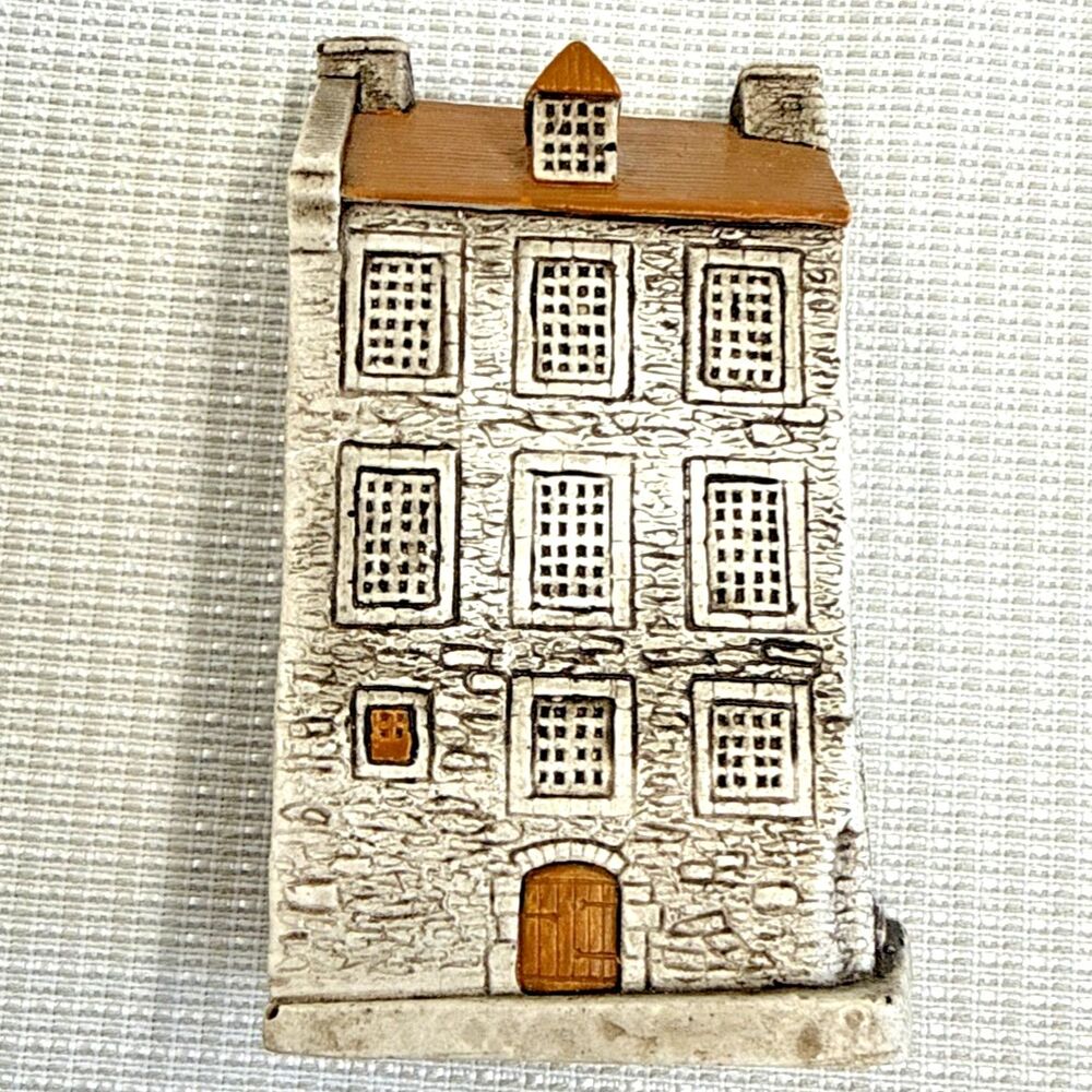 Rare Vintage Gault Original Clay Miniature Old Québec Building Pasdeloup SB 14